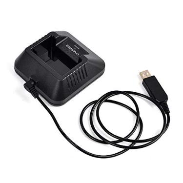 Imagem de TWAYRDIO Carregador Usb Para Rádio Bidirecional Walkie Talkie, Bateria De Mesa Baofeng Uv-5R Uv-5Ra Uv-5Rb Uv-5Rc Uv-5Rd Uv-5Re Uv-5Replus Tyt Th-F8 Ham