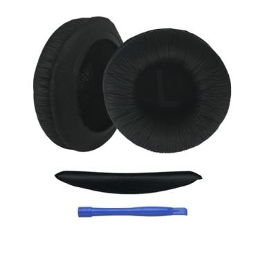 Imagem de MEEFIX Almofadas De Substituição Para Fones Ouvido Jbl Com Faixa Cabeça - Espuma Viscoelástica Tune 500, 510, 520, 560, 590, 500Bt, 510Bt, 520Bt, 450Bt, Jr300, 300Bt (Preto)