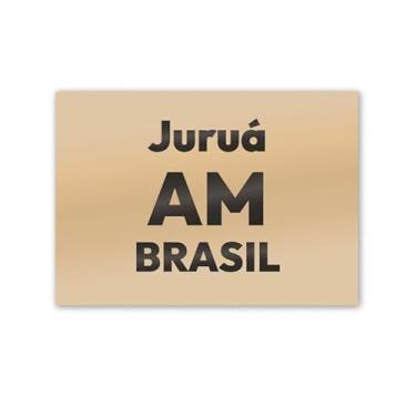 Imagem de Imã de Geladeira Juruá Amazonas MDF 8cmx5cm Lembrança