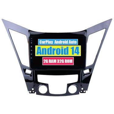 Imagem de RoverOne Central Multimídia para Hyundai I40 I45 Sonata 2011 2012 2013 2014 2015 com CarPlay Android Auto Navegação GPS Bluetooth Radio Estéreo WiFi