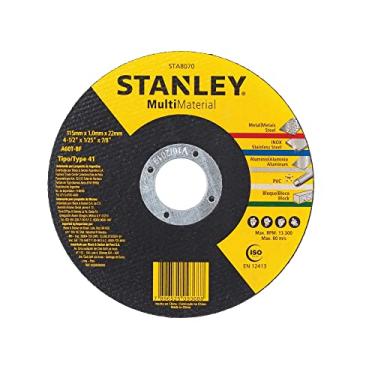 Imagem de STANLEY Disco Abrasivo de Corte Multi Material de 4.1/2 Pol. x 1.0mm x 7/8 Pol. (114mm x 1.0mm x 22mm) STA8070