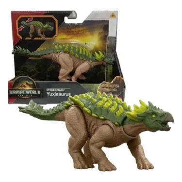Imagem de Jurassic World Rebirth – Dino Yuxisaurus Articulado 19 Cm – Rabo Função Mexe Cabeça - Mattel