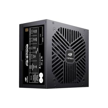 Imagem de Fonte Gamer C3Tech PS-G700B, Preta, 700w, 80 Plus Bronze, ATX, PFC ativo Bivolt automatico 115/230V