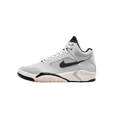 Imagem de Nike Tênis de basquete masculino Air Flight Lite Mid, Photon Dust Black Metallic Silver, 41