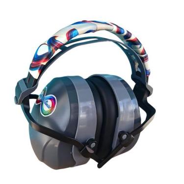 Imagem de Abafador de ruidos para Autistas Infinity Color Cinza de 26 DB - Coleç
