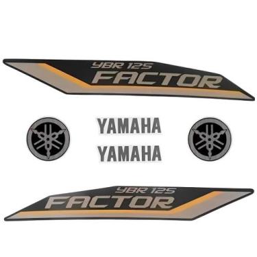 Imagem de Faixa Adesiva Kit Completo Factor 125 Factor125 Cores 2009 A 2014 - S 
