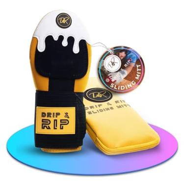 Imagem de Drip & Rip Luva deslizante juvenil para beisebol e softball, design de tapete deslizante de sorvete com proteção para as mãos – base de corrida, respirável, durável, ambidestro (zona de perigo) – a