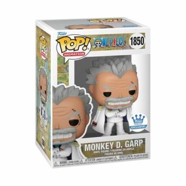 Imagem de Funko Pop Anime – One Piece Monkey D. GARP #1850 | Boneco de vinil oficial com design detalhado | Navy Vice Admiral e Luffy's Grandpa | Anime Fan Edition | Caixa com janela