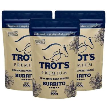 Imagem de Kit 3x Erva Mate Tereré Trot's Premium 500g Burrito