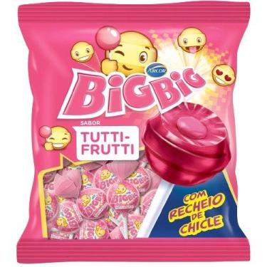Imagem de Pirulito Big Big Tutti Frutti 500g - Arcor