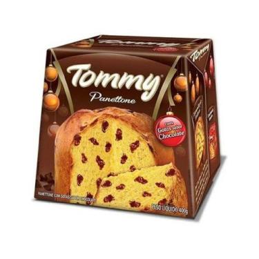 Imagem de Panettone Tommy Com Gotas de Chocolate 400g