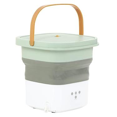 Imagem de Acouto Máquina de Lavar Dobrável Portátil Com Desidratador Integrado, Arruela de Baixa Capacidade de Baixa Capacidade para Casa e Viagens (Plugue da UE)