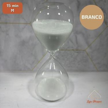 Imagem de Ampulheta De Vidro 5 15 30 Minutos Minutos Areia Glitter Decorativa Es