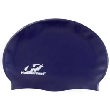Imagem de Touca Natação Hammerhead Silicone Lisa - Marinho