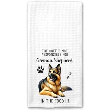 Imagem de GoGiArt Not Responsible for German Shepherd Towel - Shepherd Fun - Cute Kitchen - Prato de pastor alemão - Toalha de mão