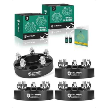 Imagem de YHTAUTO Espaçadores de roda centralizados de cubo 5 x 4,5 3 cm para Ford Explorer, Edge, Mustang, Ranger, Lincoln MKX, Town Car, Mercury Models Espaçadores de pneu 5 x 114,3 mm Espaçadores de pneu 70,5 mm furo do cubo 5 terminais 4 peças adaptador de roda preto