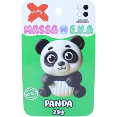 Imagem de Massa de Eva Criativa, Make+, Panda, com 04 cores, 28 Gramas