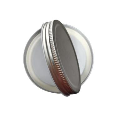 Imagem de SUCOHANS 10/12/20/24 Tampa de Jarro Maçom, Boca Amplia/Regular, Prata, Aço Inoxidável, Segura, à Prova de Vazamento, 12 Unidades