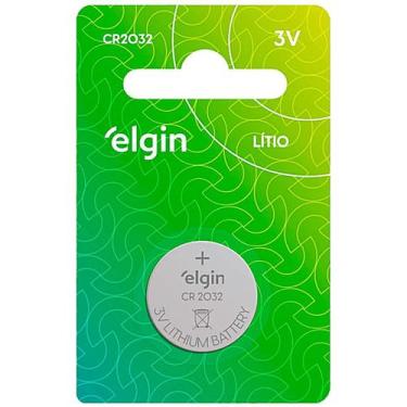 Imagem de Bateria CR2032 Elgin 3V Lithium - unidade