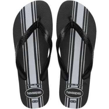 Imagem de Chinelo Havaianas Masculino Color Essential 39/40 Preto (PAR)
