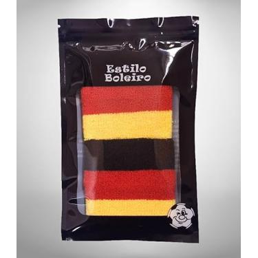 Imagem de Munhequeira Absorvente Premium Esportiva 8 Cm Kit 2 Unds