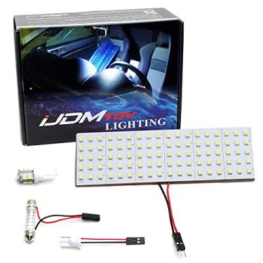 Imagem de iJDMTOY Pacote de luz interior LED completo super brilhante 110-SMD 2 peças de ajuste exato compatível com Scion FR-S 2013-2016, Subaru BRZ 2013-2016, Toyota 86 2013-2016, cor branca xenon