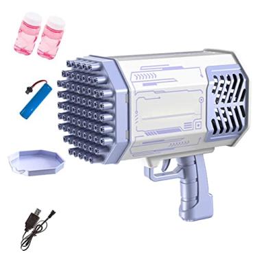 Imagem de Generic Fabricante Automático de Bolhas Com Bateria de Lítio Recarregável, Lançador de Foguetes de Bolha de 69 Buracos para Festas de Aniversário e Casamentos (Genericozxd7305yn-10344324)