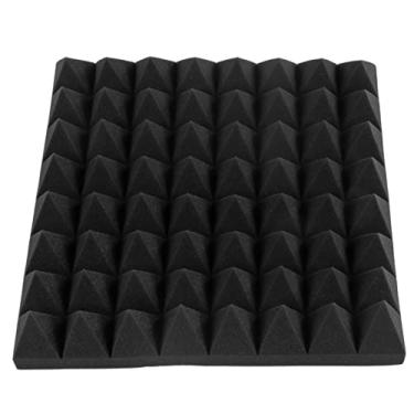 Imagem de Acouto Painéis de Espuma Acústica Em Pirâmide para Absorção de Som e Redução de Ruído - Ideais para Estúdios, Home Theaters, Escritórios e Salas de Jogos
