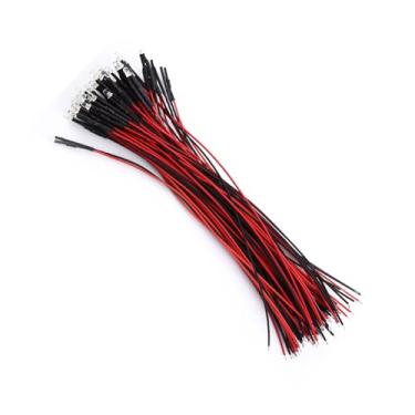 Imagem de Solinder 50pcs Pré-conectado DC 9-12V 3 5 10mm Diodos LED Transparentes de água Branco Vermelho Azul Luz Verde Com ângulo de Feixe 30 ° para Economia Energia, Baixo Consumo (Luz Azul)