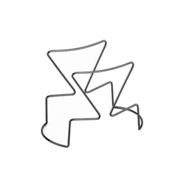 Imagem de Filtro de café reutilizável de aço inoxidável, suporte de papel, cestos de gotejamento, suporte de sacos de café para casa e cozinha (estilo 1)