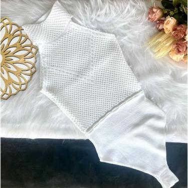 Imagem de Body Bory Roupa Feminina Gola Alta Modal Tricô Verão 2024 Realize Tric