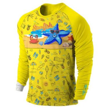 Imagem de Camisa UV Infantil Authentic Prolife, Starfish, 6 anos