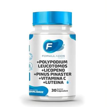 Imagem de Polypodium Leucotomos 300mg + Licopeno 10mg + Pinus Pinaster 150mg + Vitamina C 50mg + Luteina 10mg 30 Cápsulas