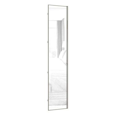 Imagem de Porta Para Closet Com Espelho Individual 50cm Inox Espelho