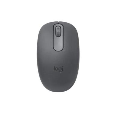 Imagem de Mouse Sem Fio Bluetooth Logitech M196 Ambidestro Compacto Grafite PN 9