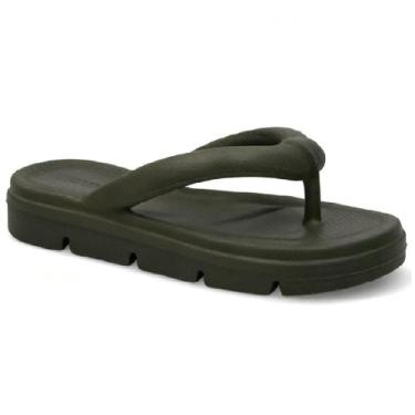 Imagem de Chinelo usaflex poof de dedo ref ah3001, 34, Verde escuro