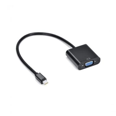 Imagem de Cabo Adaptador Mini Displayport para Vga Fêmea 30 cm para Monitores e Telas Lcd Compatíveis Vkoem