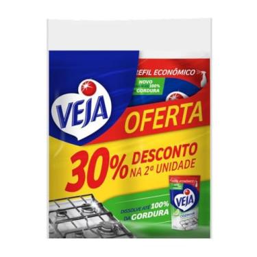 Imagem de Veja Desengordura Rápido Limpador Limão com 2 unidades de 400ml