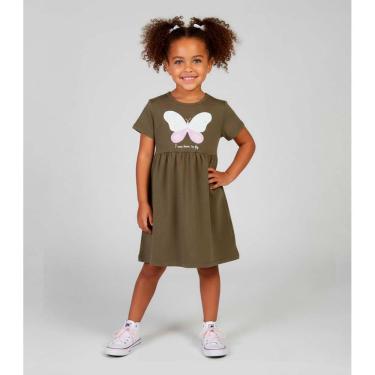 Imagem de Vestido Infantil em Molecotton Select Verde