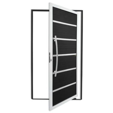 Imagem de Porta Pivotante Lambril Premium com Puxador Super 210cm x 100cm Brimak