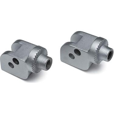Imagem de Kuryakyn 8903 adaptadores macho estriados para suporte dianteiro/traseiro e pisos: motocicletas Ducati 2015-18, prata, 1 par
