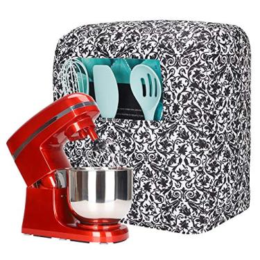 Imagem de (Black) - Kitchenaid Mixer Cover,Kitchen Aid Mixer Cover Compatible with 6-7.6ls Kitchenaid/Hamilton Stand Mixer,Stand Mixer Covers,Kitchen Aid Covers For Stand Mixer.Kitchen Aid Mixer Assecories.Paisley