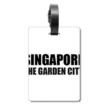 Imagem de Cingapura The Garden City Mala Etiqueta de Bagagem Etiqueta para Bagagem