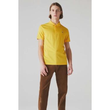 Imagem de Camiseta Polo Masculina Lacoste Amarelo