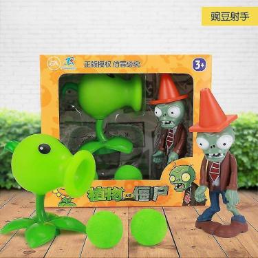  JHESAO 4 PCS Plants and Zombies Toys Action Figures