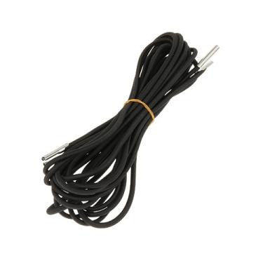 Imagem de Ｂｅｓｇａ 4x Cabo de Substituição para Cadeira de Gravidade Zero, Cordão Elástico Laços Bungee Estiramento Cabo de Reparo Da Cadeira para Cadeira Bungee, Varand, PRETO, Tamanho real