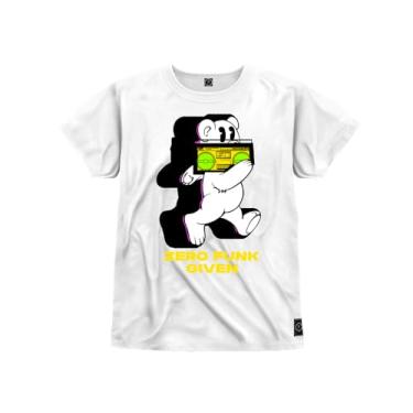 Imagem de Camiseta Infantil 100% Algodão Premium Estampada Zero Funk Branco 12