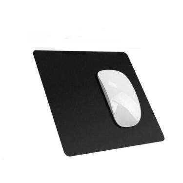 Imagem de Mouse Pad Couro 20X20 Para Escritorio Ofice + Suporte Copo - Genertoy