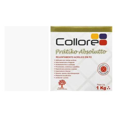 Imagem de Rejunte Acrilico Uso Geral Premium 1Kg Collore Branco Neve