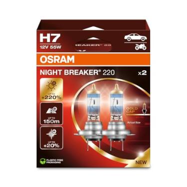 Imagem de Lâmpada H7 OSRAM Night Breaker 220 64210NB220 até 220% + luz